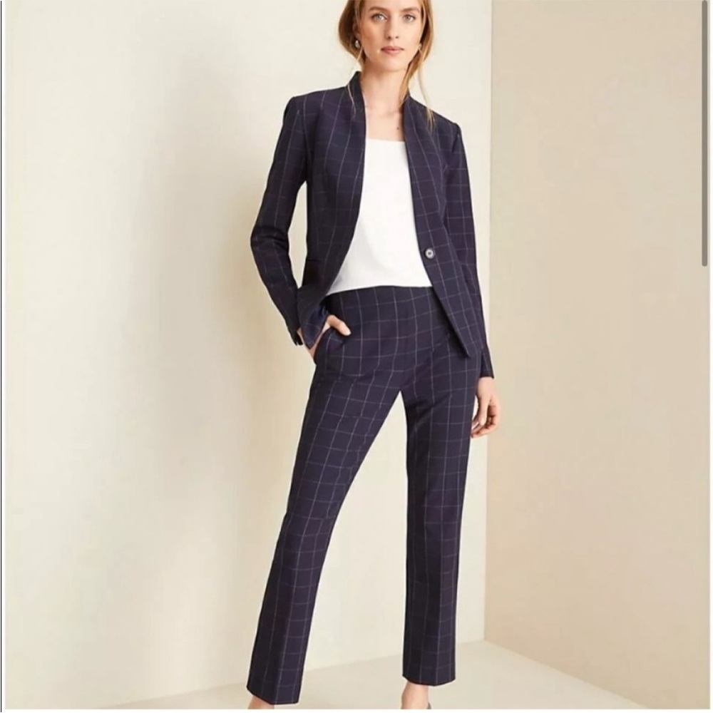 Ann Taylor The High Rise Side Zip Ankle Pant in Bi-Stretch Size 10